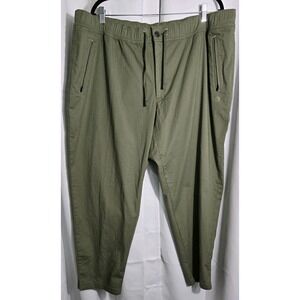 LL Bean Explorer Ripstop Pants Mens XXL Sea Green Drawstrings Stretch Hiking NWT